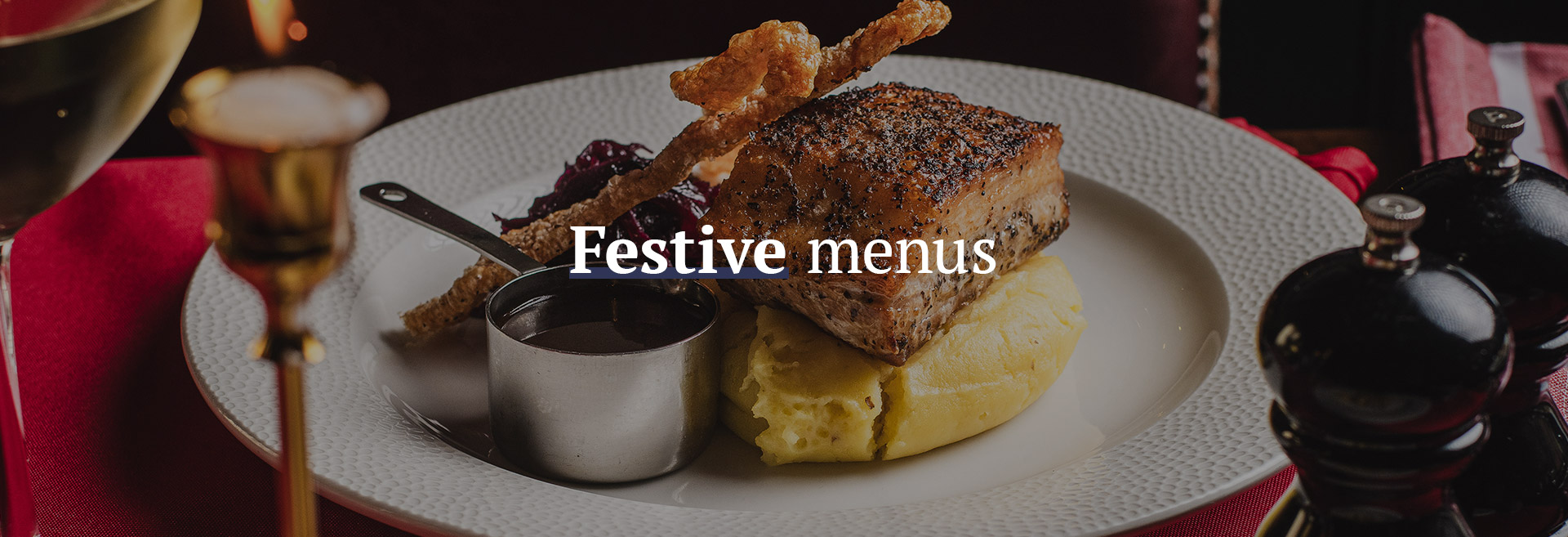 Christmas menu at The White Horse Hotel